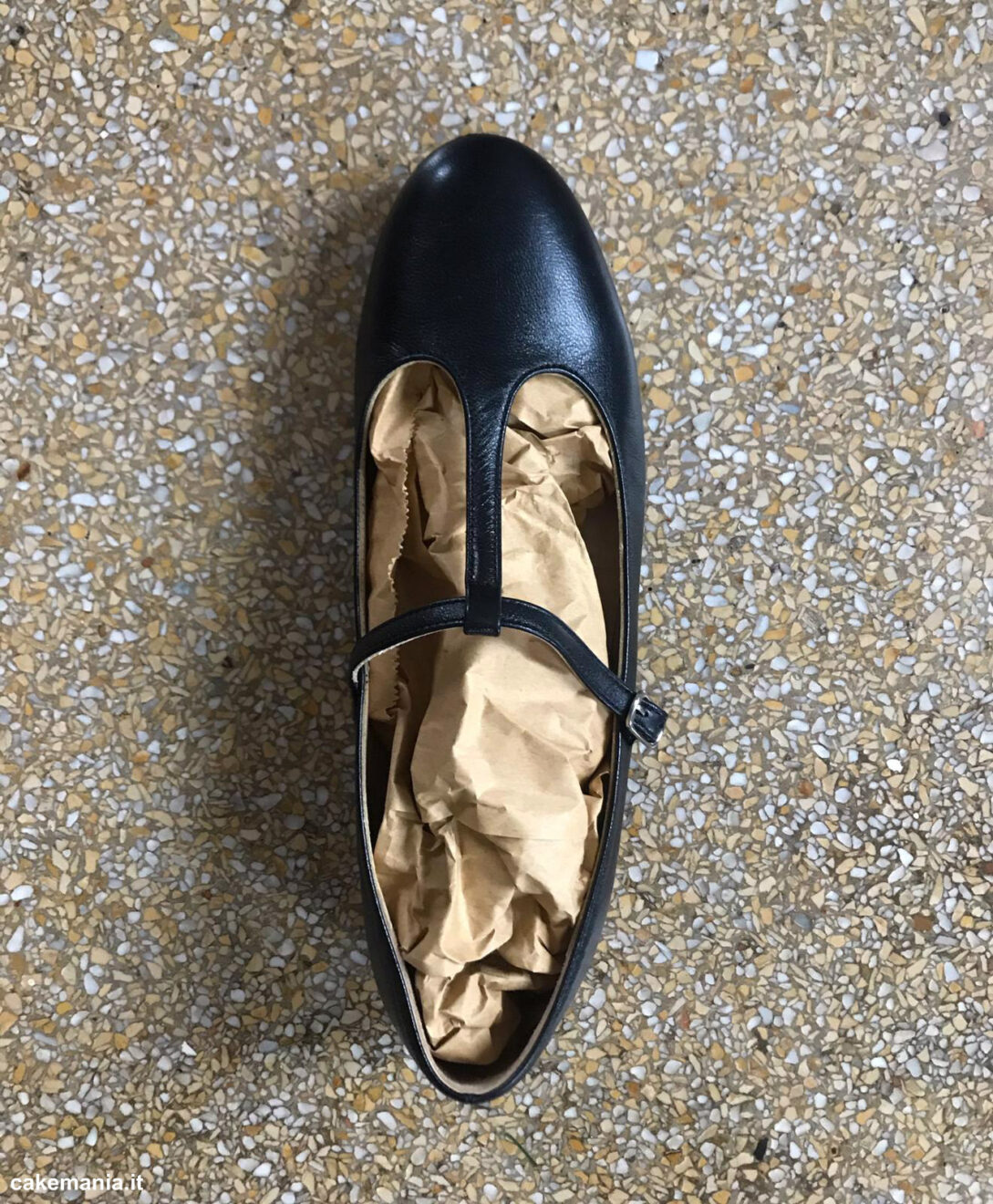sacchetto del pane riciclato forma scarpe