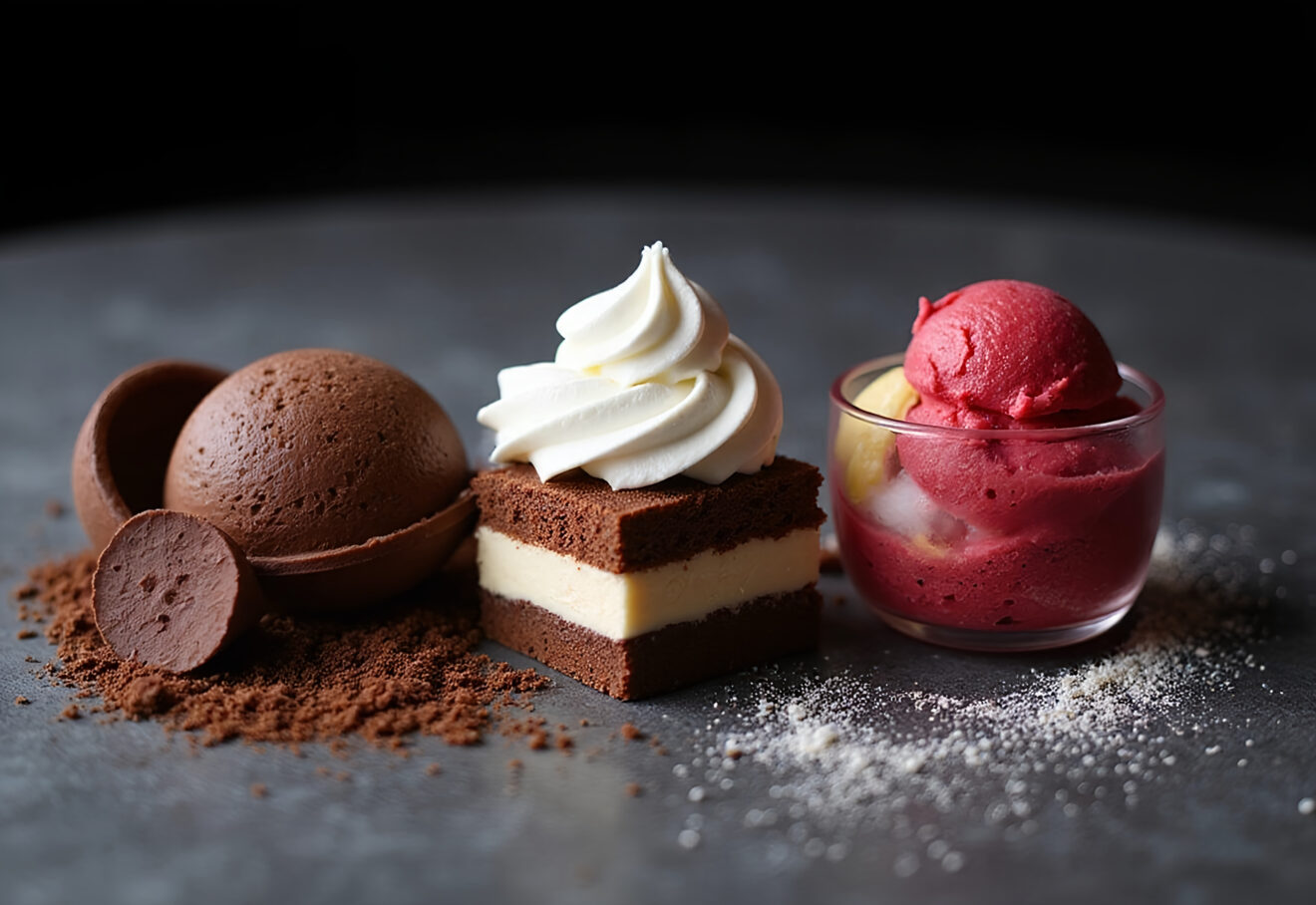 dolci freddi palette a contrasto